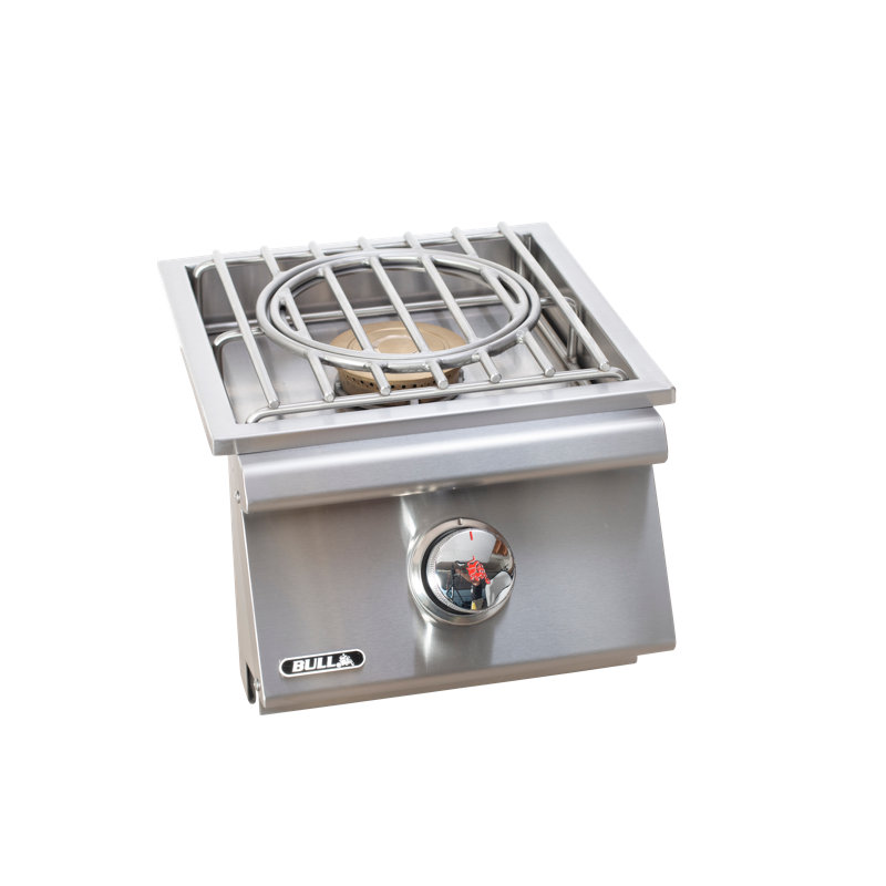 Bull Outdoor Bull Lp Single Pro Side Burner With Cover Wayfair